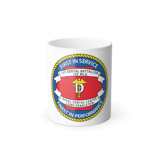 1st Dental Btn Naval Dental Cnt Camp Pendleton (U.S. Navy) Color Changing Mug 11oz