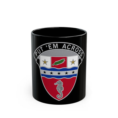 1st Engineer Brigade (U.S. Army) Black Coffee Mug-11oz-The Sticker Space
