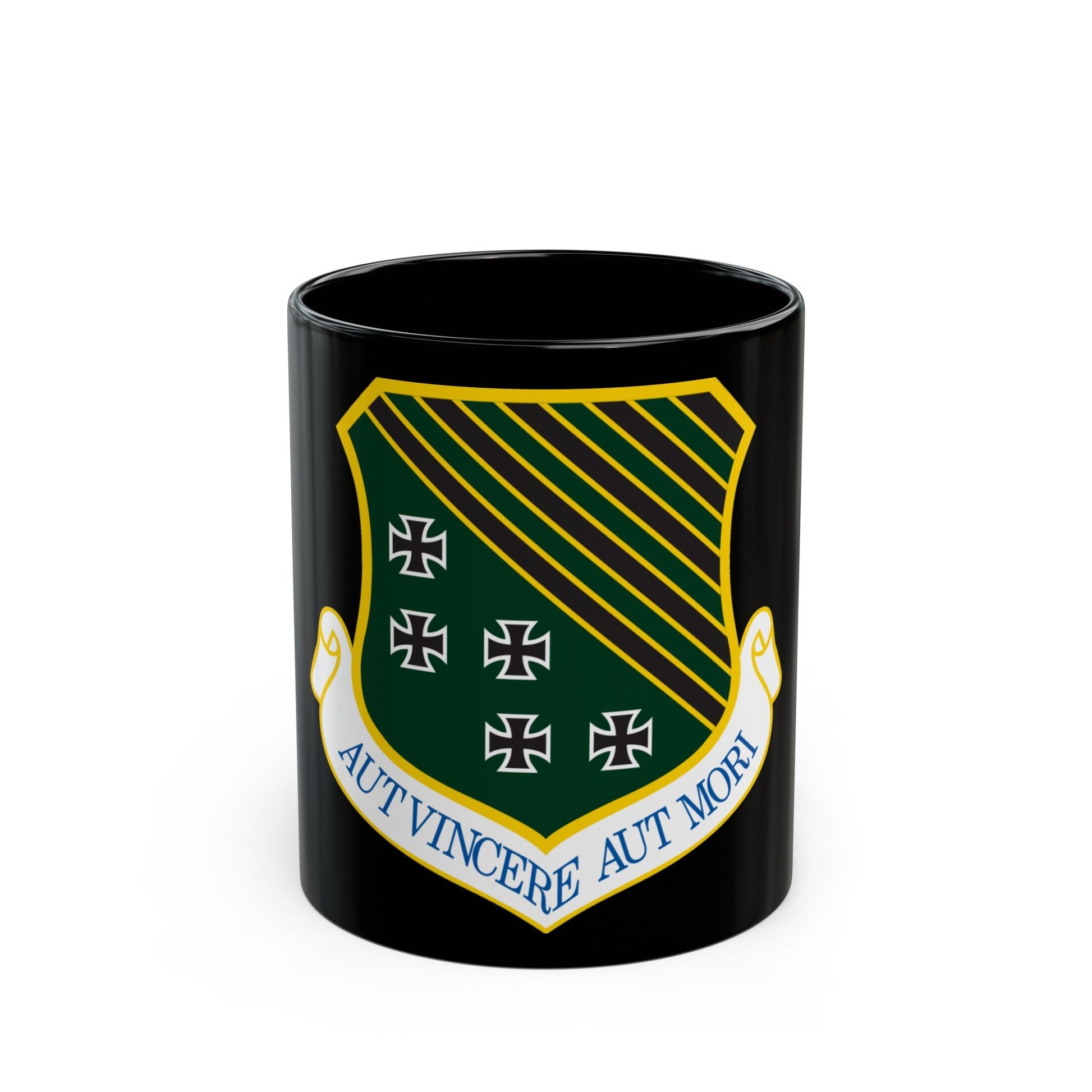 1st Fighter Wing (U.S. Air Force) Black Coffee Mug-11oz-The Sticker Space