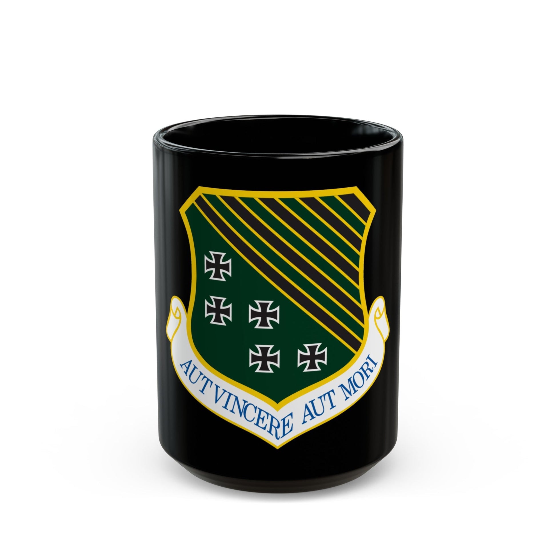 1st Fighter Wing (U.S. Air Force) Black Coffee Mug-15oz-The Sticker Space