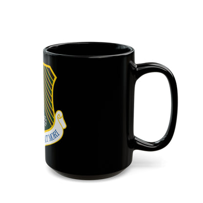 1st Fighter Wing (U.S. Air Force) Black Coffee Mug-The Sticker Space
