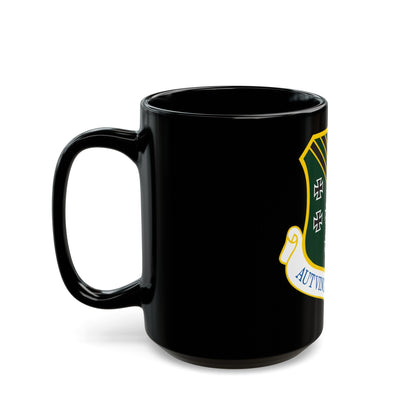 1st Fighter Wing (U.S. Air Force) Black Coffee Mug-The Sticker Space