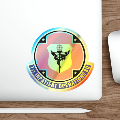 1st Inpatient Operations Squadron (U.S. Air Force) Holographic STICKER Die-Cut Vinyl Decal-The Sticker Space