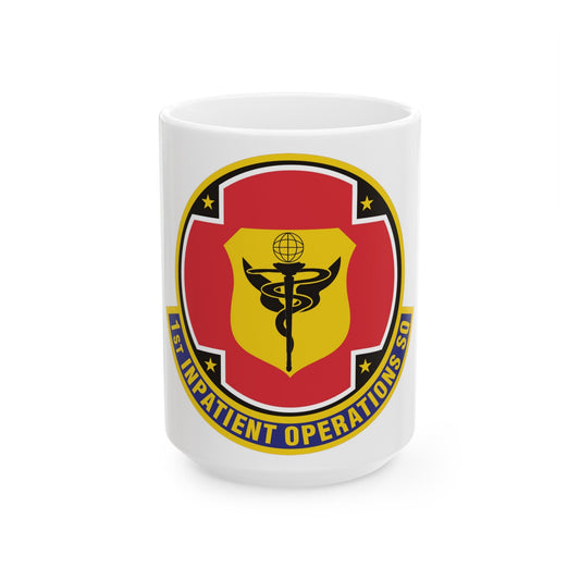 1st Inpatient Operations Squadron (U.S. Air Force) White Coffee Mug-15oz-The Sticker Space