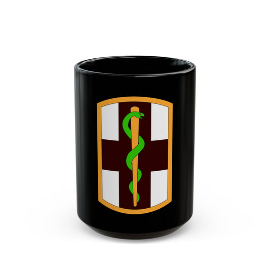 1st Medical Brigade (U.S. Army) Black Coffee Mug-15oz-The Sticker Space
