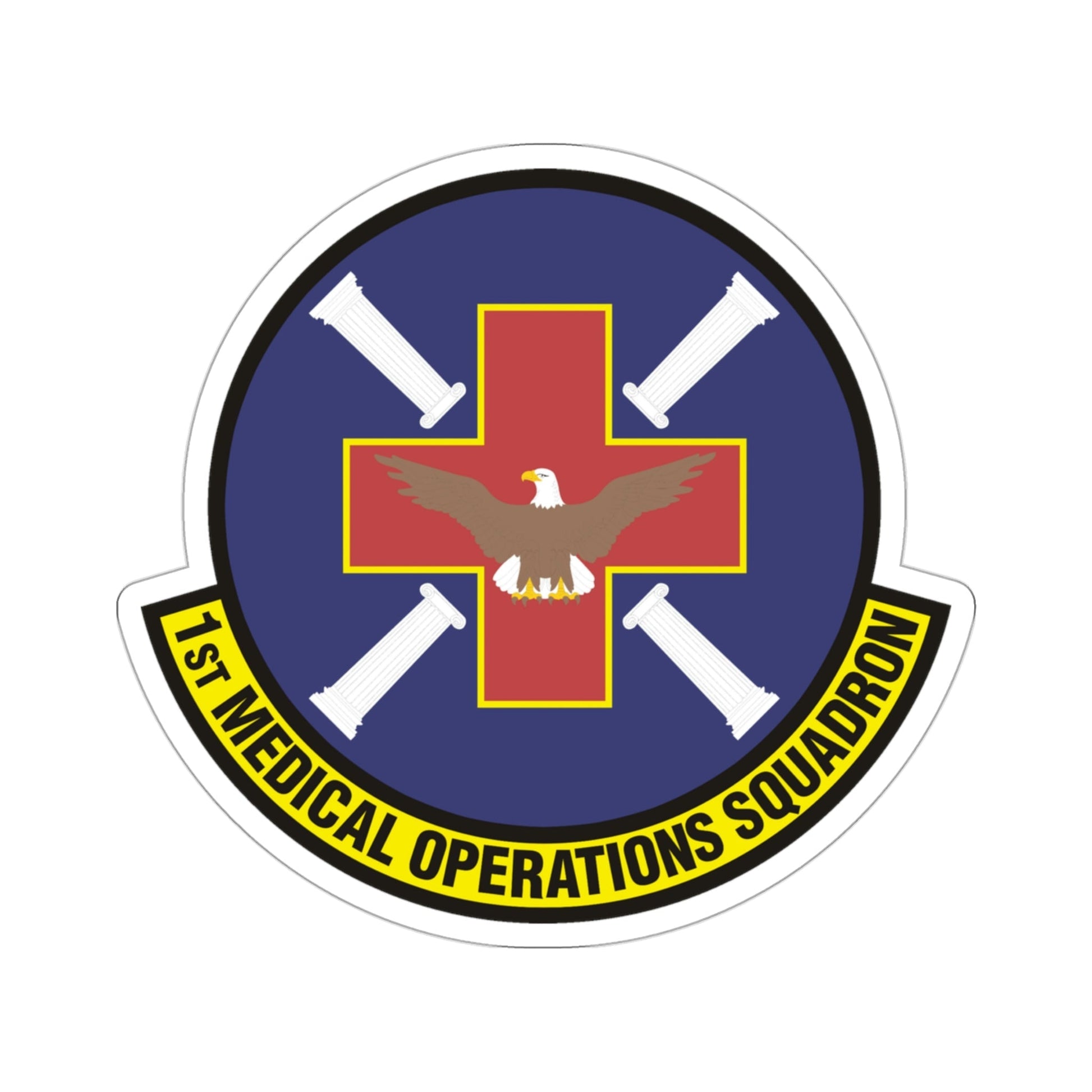 1st Medical Operations Squadron (U.S. Air Force) STICKER Vinyl Die-Cut Decal-3 Inch-The Sticker Space