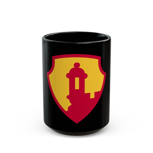 1st Mission Support Command 2 (U.S. Army) Black Coffee Mug-15oz-The Sticker Space