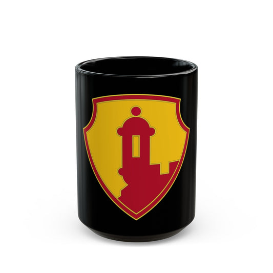 1ST MISSION SUPPORT COMMAND (U.S. Army) Black Coffee Mug-15oz-The Sticker Space