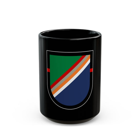 1st Ranger Battalion 3 (U.S. Army) Black Coffee Mug-15oz-The Sticker Space