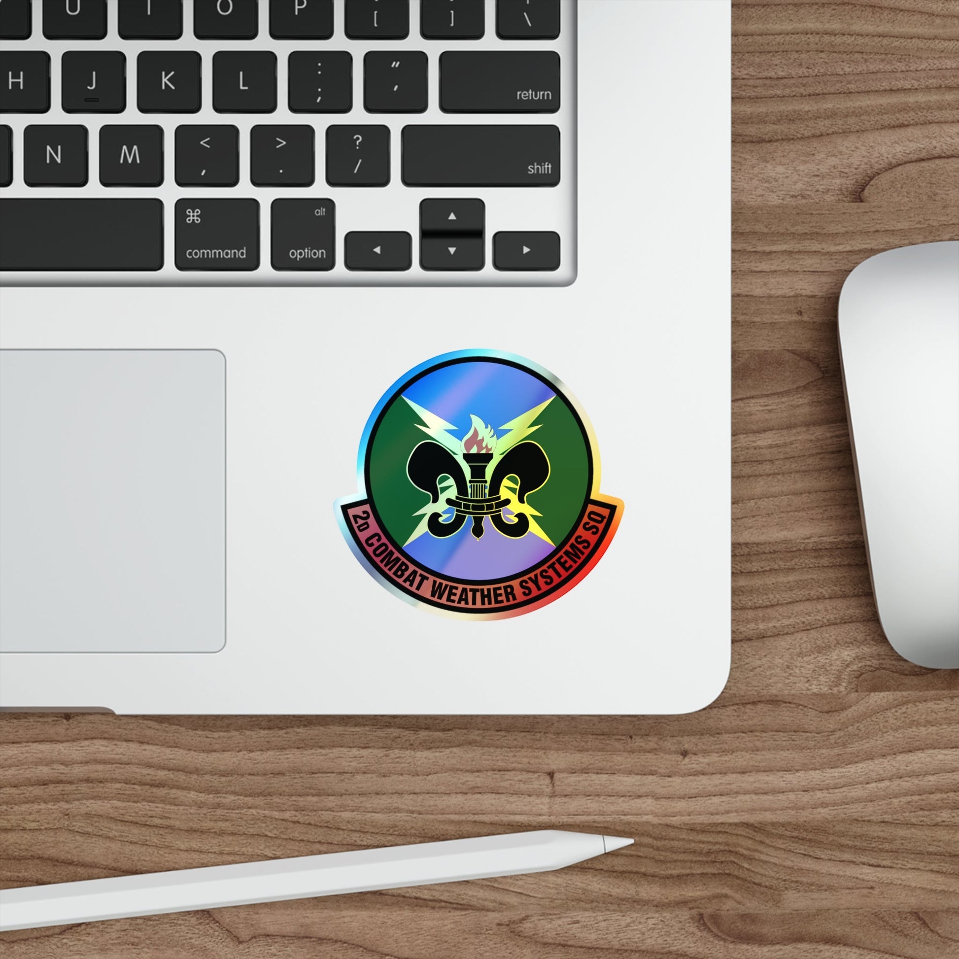 2 Combat Weather Systems Sq ACC (U.S. Air Force) Holographic STICKER Die-Cut Vinyl Decal-The Sticker Space