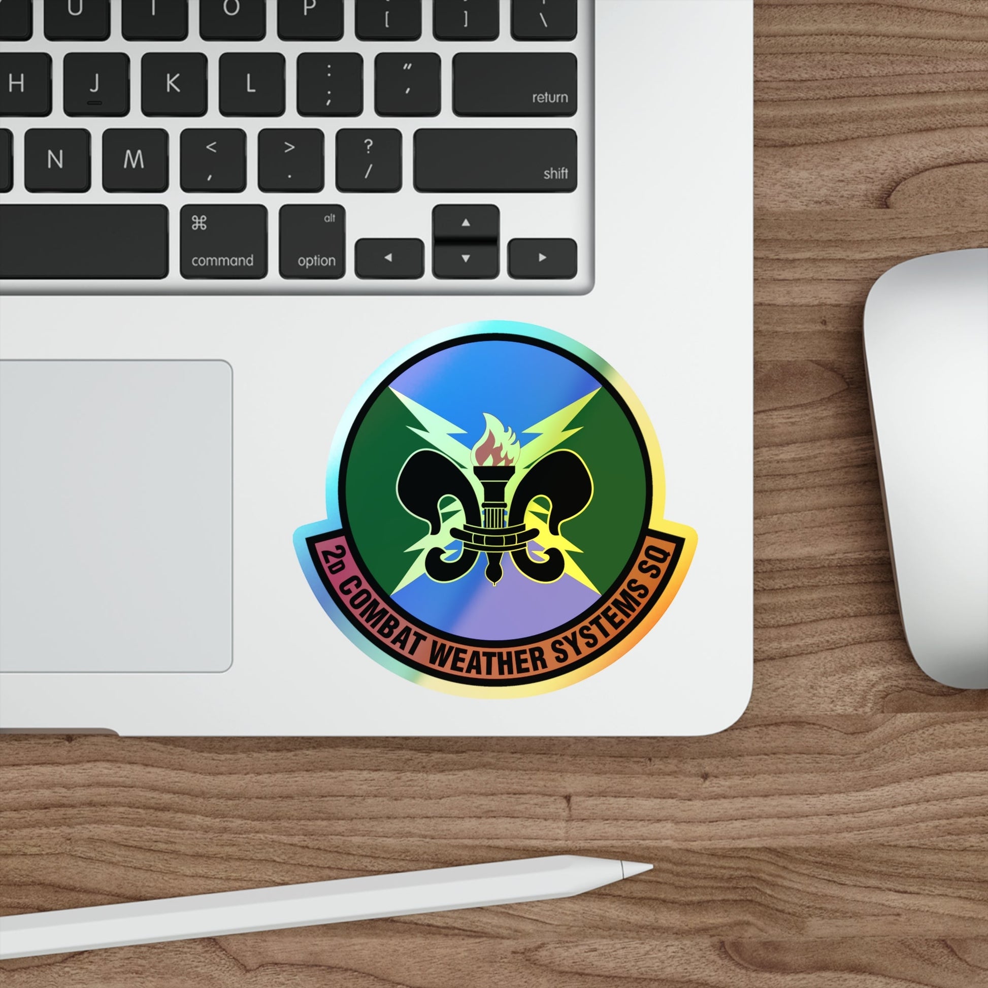 2 Combat Weather Systems Sq ACC (U.S. Air Force) Holographic STICKER Die-Cut Vinyl Decal-The Sticker Space