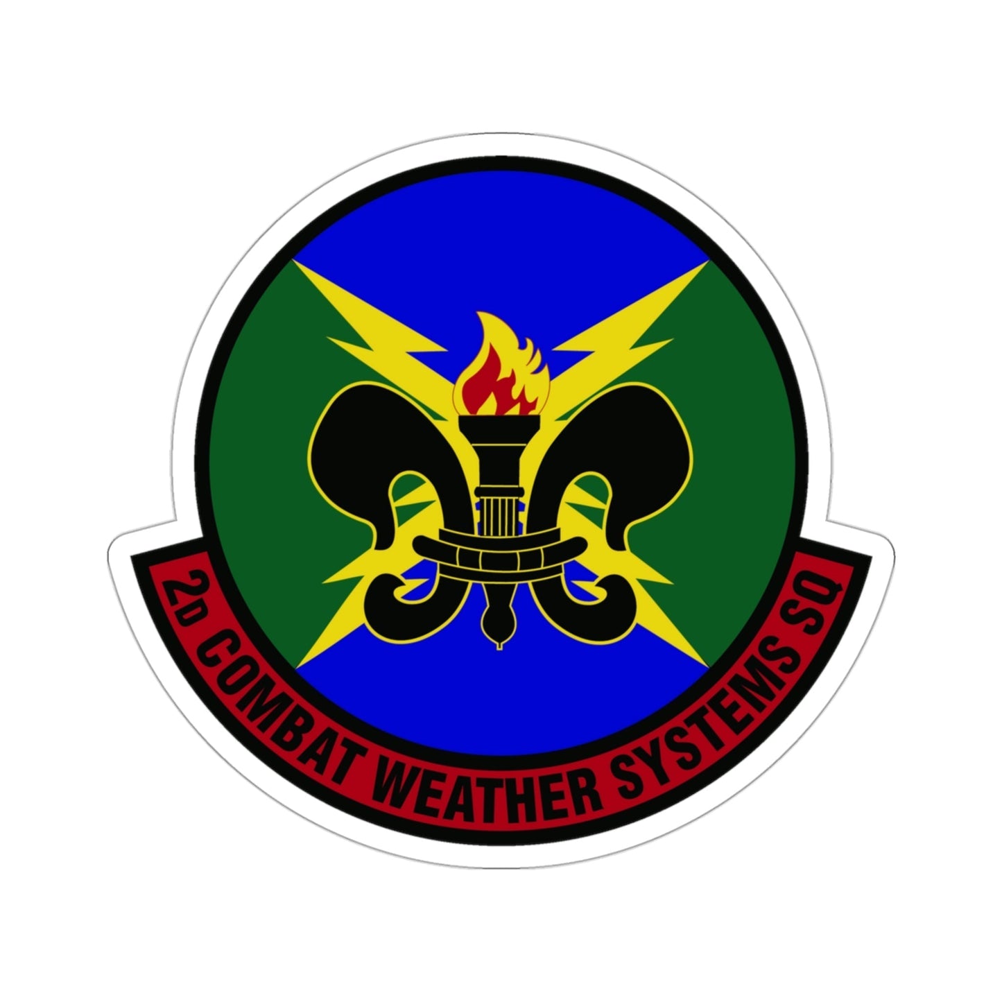 2 Combat Weather Systems Sq ACC (U.S. Air Force) STICKER Vinyl Die-Cut Decal-3 Inch-The Sticker Space