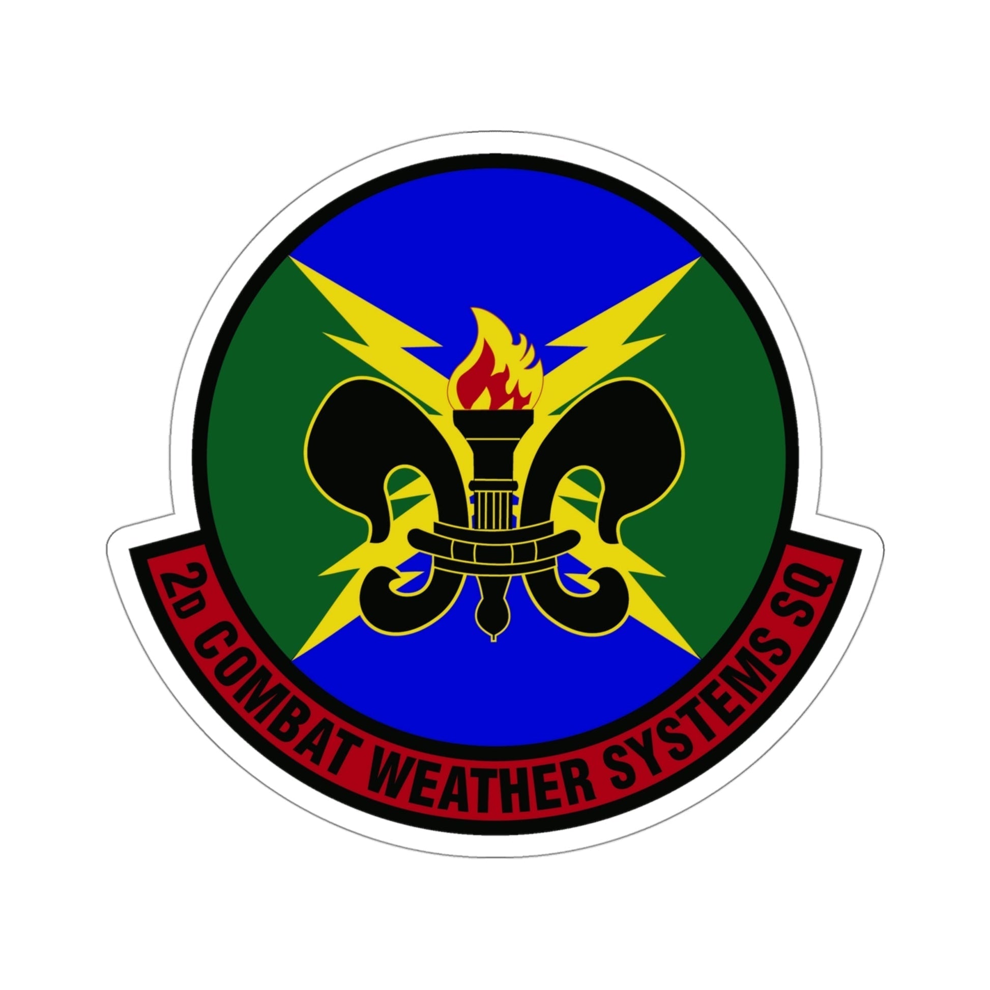 2 Combat Weather Systems Sq ACC (U.S. Air Force) STICKER Vinyl Die-Cut Decal-4 Inch-The Sticker Space