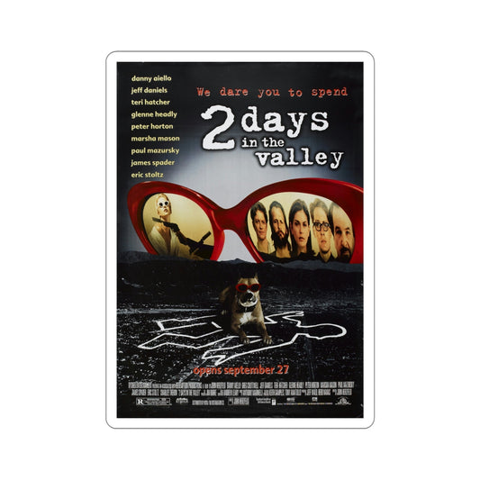 2 Days In The Valley 1996 Movie Poster STICKER Vinyl Die-Cut Decal-6 Inch-The Sticker Space