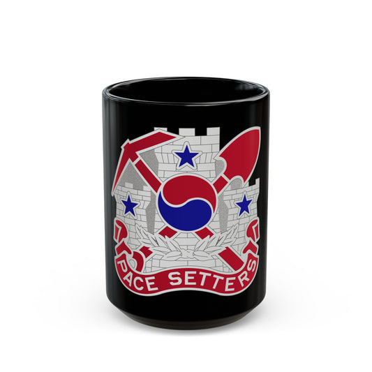 2 Engineer Group (U.S. Army) Black Coffee Mug-15oz-The Sticker Space