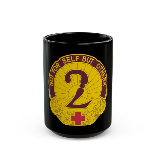 2 General Hospital (U.S. Army) Black Coffee Mug-15oz-The Sticker Space
