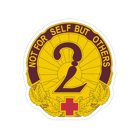 2 General Hospital (U.S. Army) Transparent STICKER Die-Cut Vinyl Decal-6 Inch-The Sticker Space