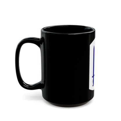 2 Infantry Brigade (U.S. Army) Black Coffee Mug-The Sticker Space