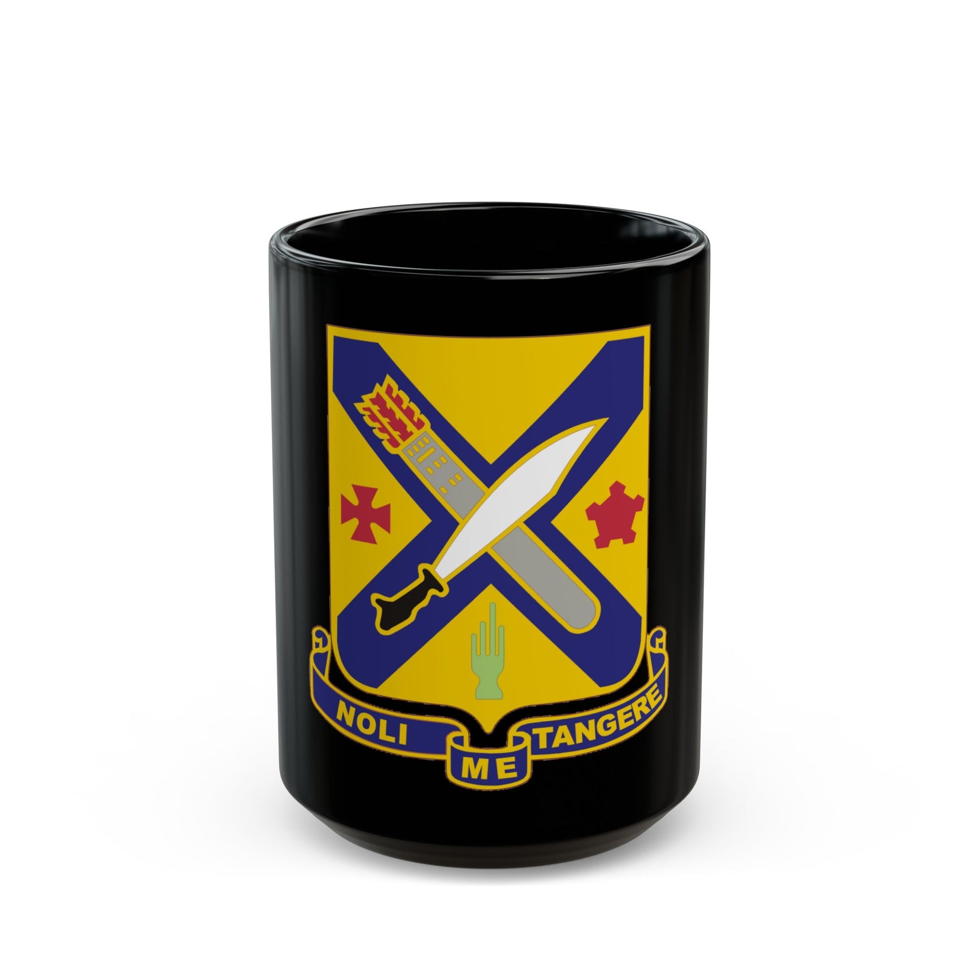 2 Infantry Regiment (U.S. Army) Black Coffee Mug-15oz-The Sticker Space