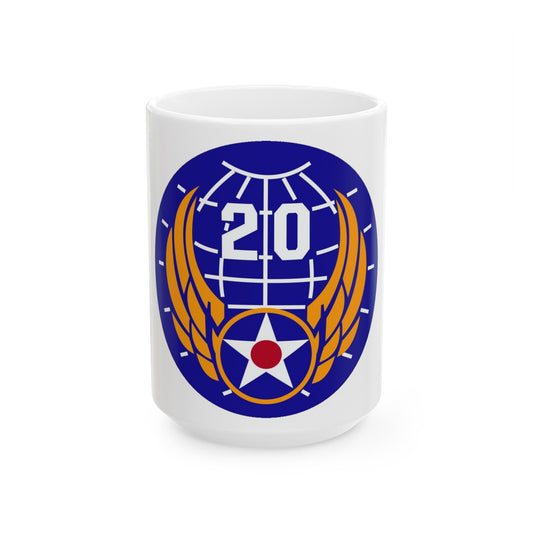 20 Air Force (U.S. Army) White Coffee Mug-15oz-The Sticker Space