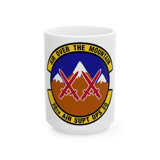 20 Air Support Operations Squadron ACC (U.S. Air Force) White Coffee Mug-15oz-The Sticker Space