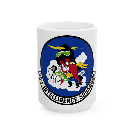 20 Intelligence Squadron ACC (U.S. Air Force) White Coffee Mug-15oz-The Sticker Space