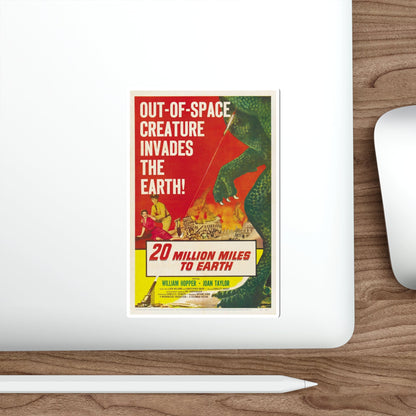 20 MILLION MILES TO EARTH 1957 Movie Poster STICKER Vinyl Die-Cut Decal-The Sticker Space