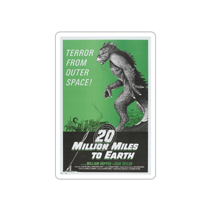 20 MILLION MILES TO EARTH (3) 1957 Movie Poster STICKER Vinyl Die-Cut Decal-4 Inch-The Sticker Space