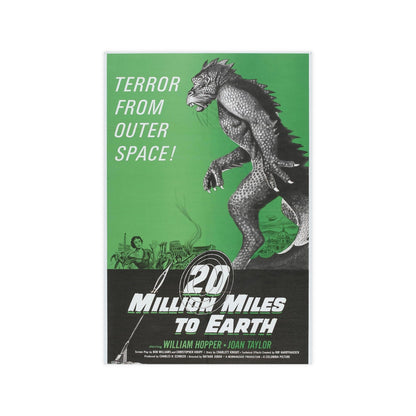 20 MILLION MILES TO EARTH (3) 1957 - Paper Movie Poster-12″ x 18″ (Vertical)-The Sticker Space