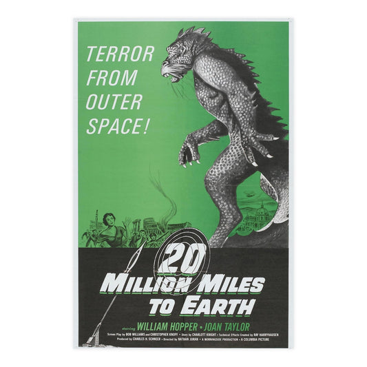 20 MILLION MILES TO EARTH (3) 1957 - Paper Movie Poster-24″ x 36″ (Vertical)-The Sticker Space