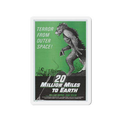 20 MILLION MILES TO EARTH (3) Movie Poster - Die-Cut Magnet-3" x 3"-The Sticker Space