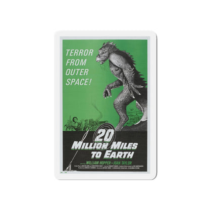 20 MILLION MILES TO EARTH (3) Movie Poster - Die-Cut Magnet-5" x 5"-The Sticker Space