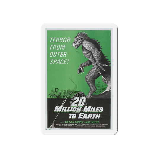 20 MILLION MILES TO EARTH (3) Movie Poster - Die-Cut Magnet-6 × 6"-The Sticker Space