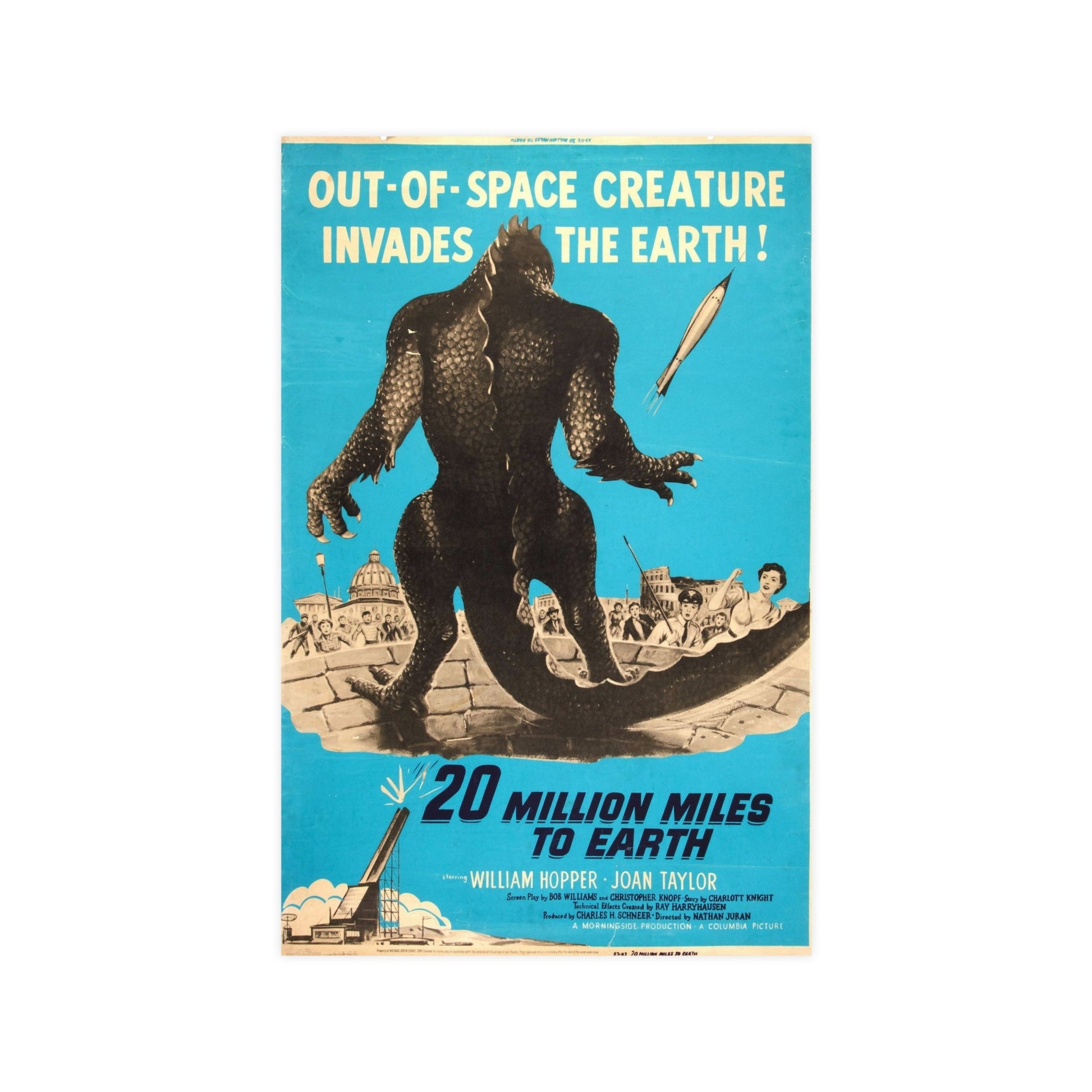 20 MILLION MILES TO EARTH (5) 1957 - Paper Movie Poster-11″ x 17″ (Vertical)-The Sticker Space