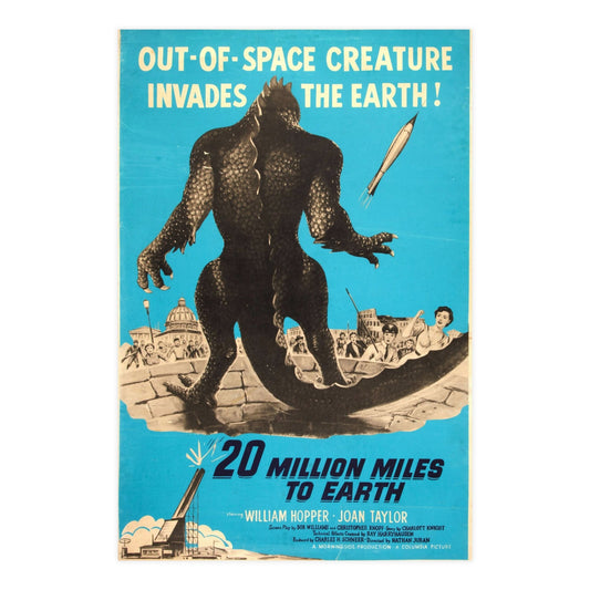 20 MILLION MILES TO EARTH (5) 1957 - Paper Movie Poster-24″ x 36″ (Vertical)-The Sticker Space