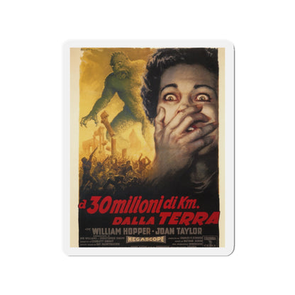 20 MILLION MILES TO EARTH (ITALIAN 2) 1957 Movie Poster - Die-Cut Magnet-2" x 2"-The Sticker Space