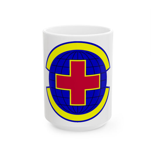 20 Operational Medical Readiness Squadron ACC (U.S. Air Force) White Coffee Mug-15oz-The Sticker Space