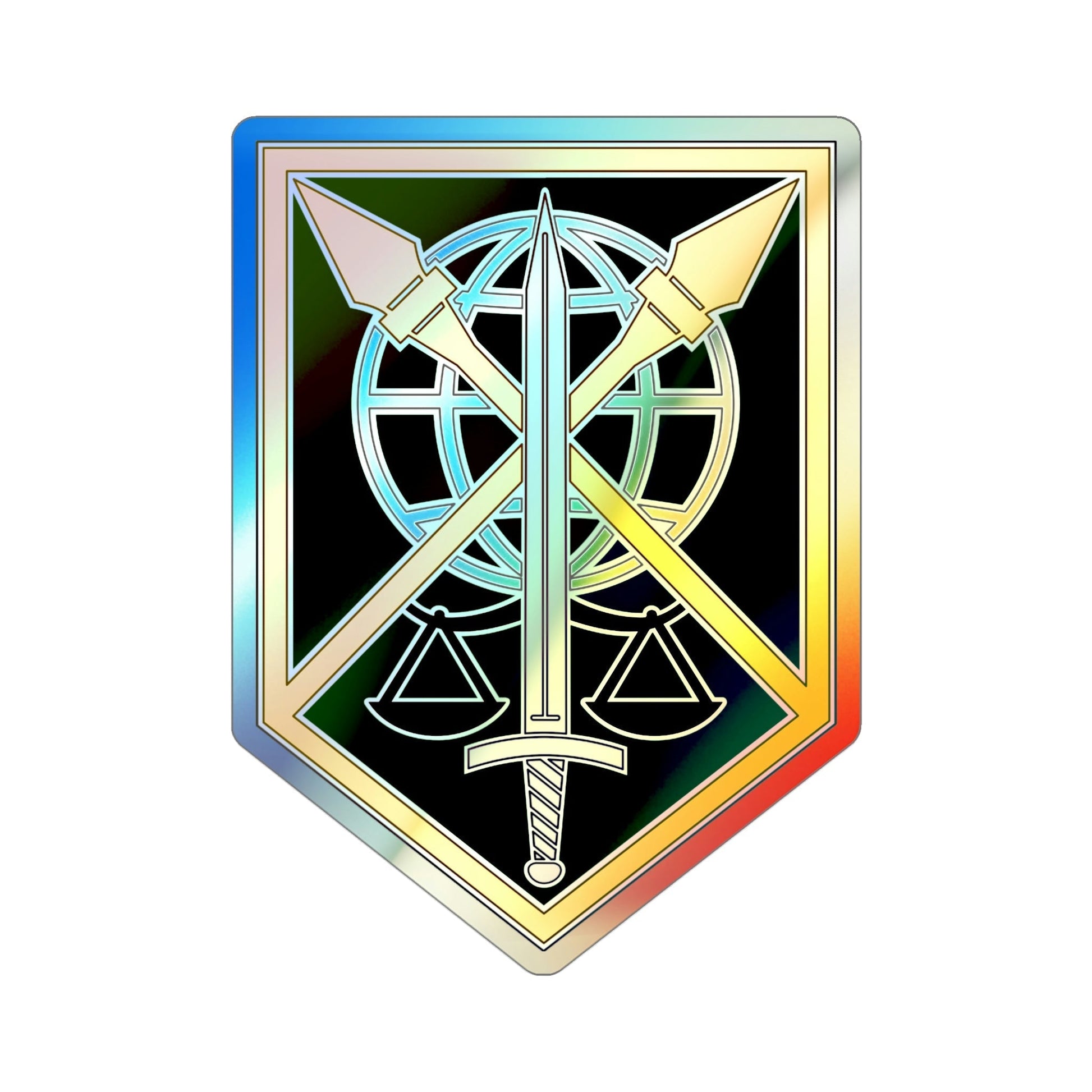200 Military Police Command (U.S. Army) Holographic STICKER Die-Cut Vinyl Decal-4 Inch-The Sticker Space