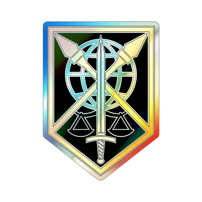 200 Military Police Command (U.S. Army) Holographic STICKER Die-Cut Vinyl Decal-5 Inch-The Sticker Space