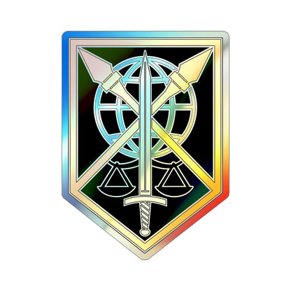 200 Military Police Command (U.S. Army) Holographic STICKER Die-Cut Vinyl Decal-6 Inch-The Sticker Space