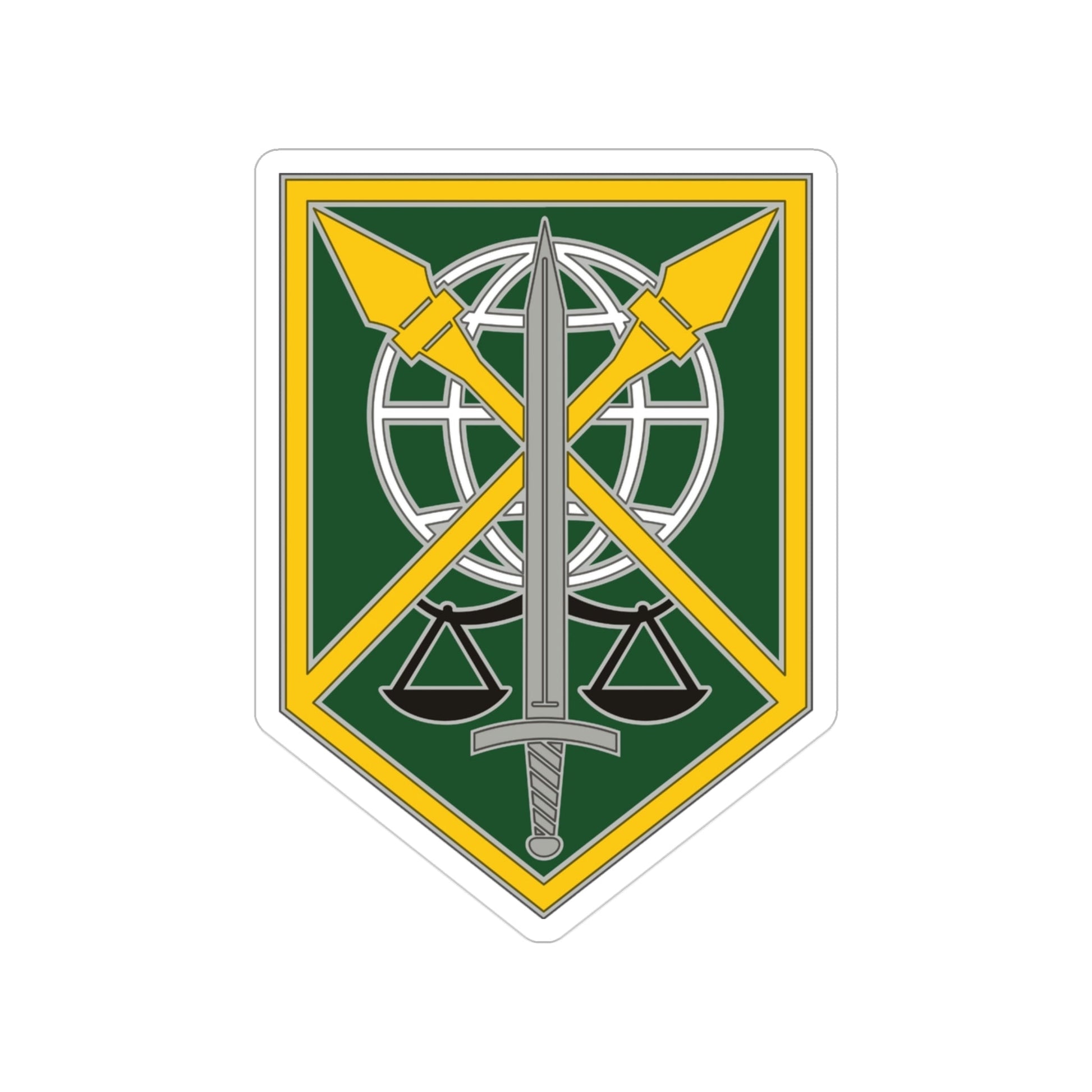 200 Military Police Command (U.S. Army) Transparent STICKER Die-Cut Vinyl Decal-3 Inch-The Sticker Space