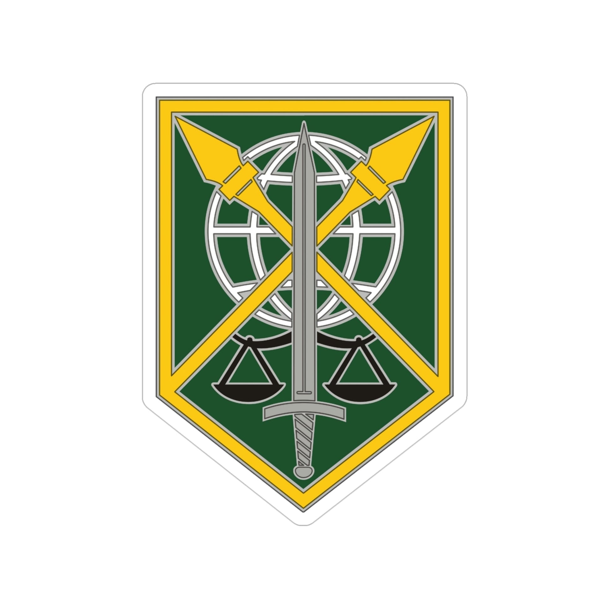 200 Military Police Command (U.S. Army) Transparent STICKER Die-Cut Vinyl Decal-4 Inch-The Sticker Space