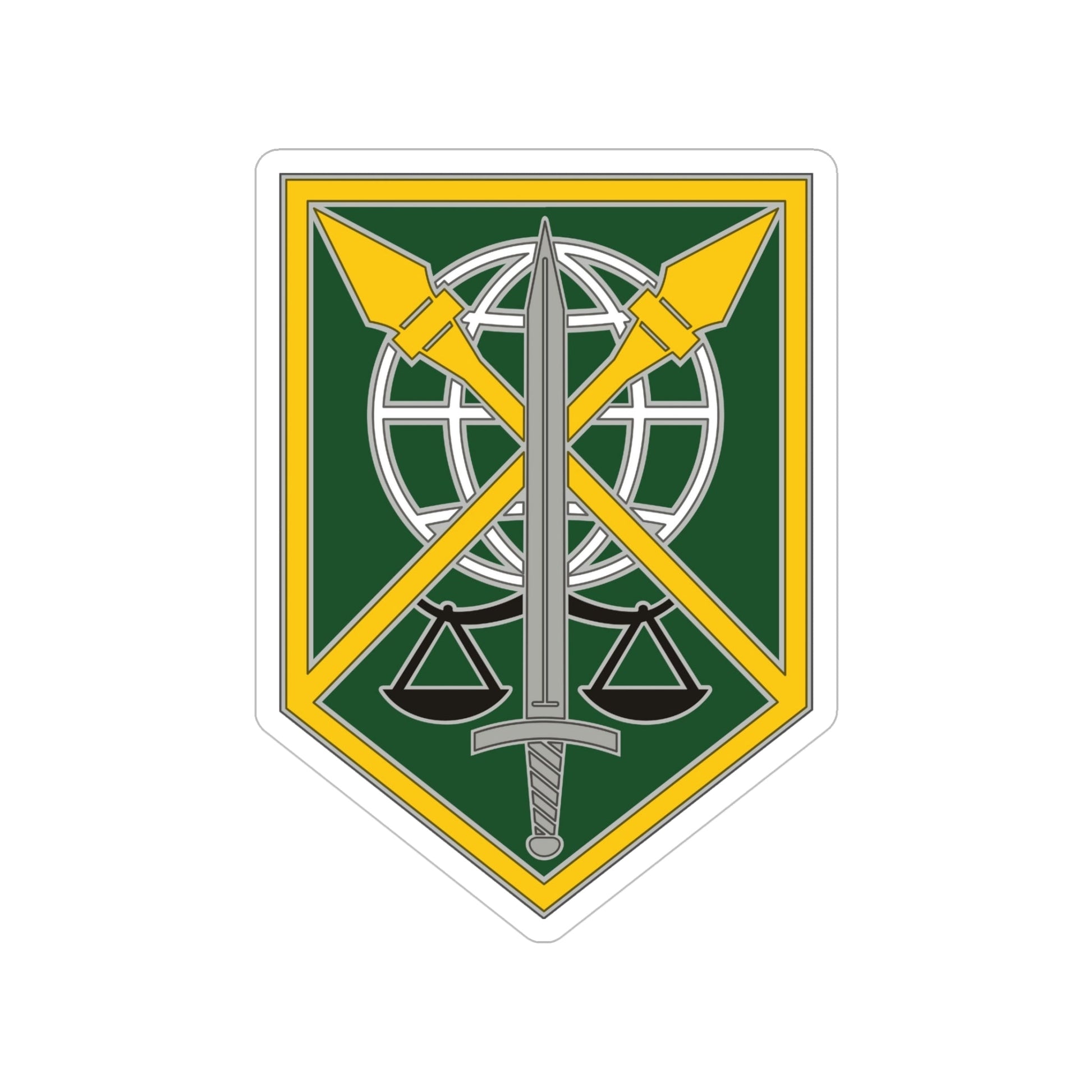 200 Military Police Command (U.S. Army) Transparent STICKER Die-Cut Vinyl Decal-5 Inch-The Sticker Space