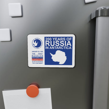 200 Years of Russia in Antarctica Commemorative - Die-Cut Magnet-The Sticker Space