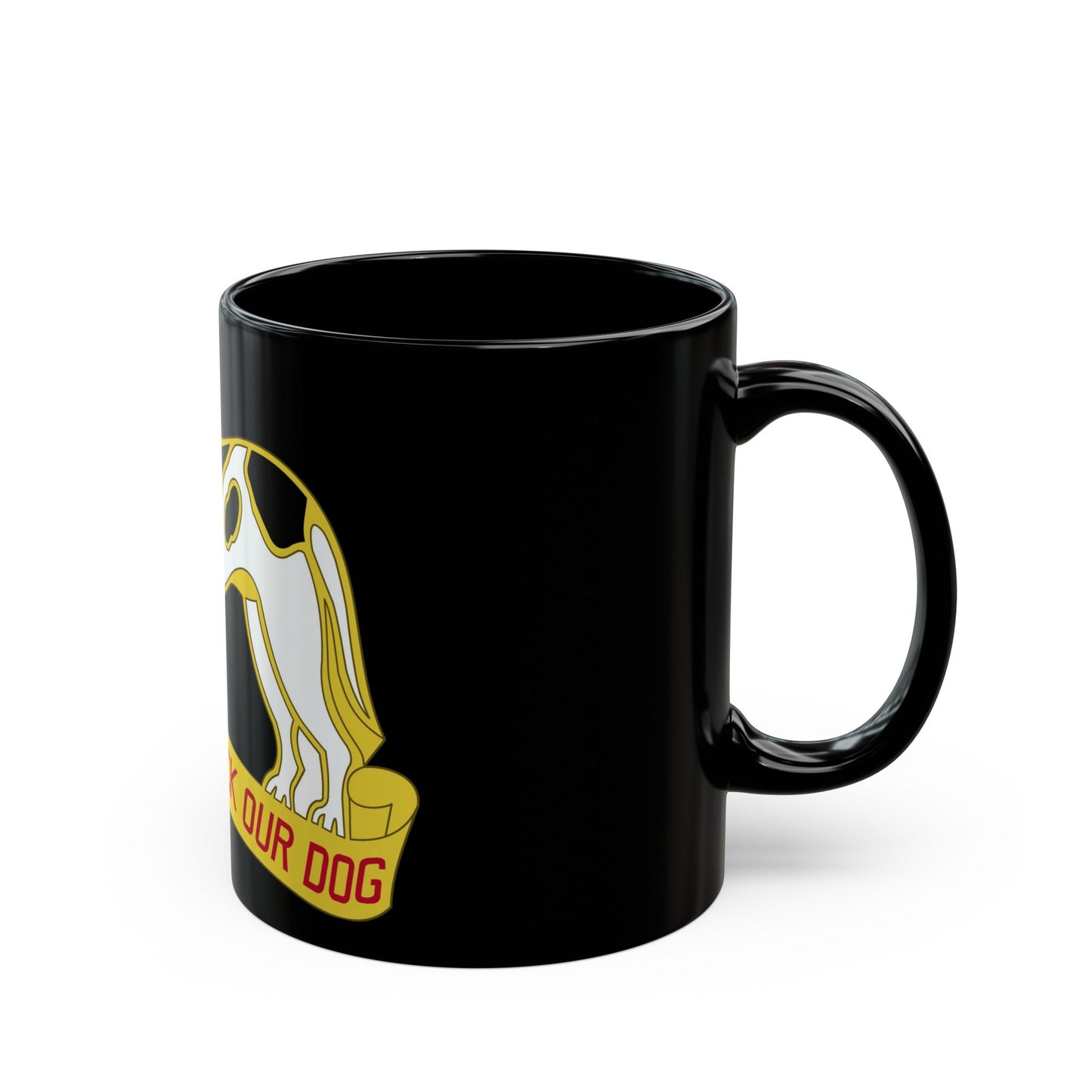 203 Engineer Battalion (U.S. Army) Black Coffee Mug-The Sticker Space