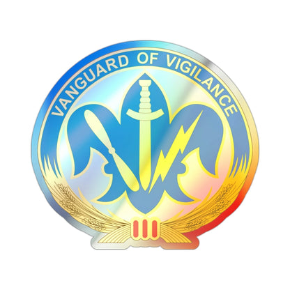 205 Military Intelligence Brigade v2 (U.S. Army) Holographic STICKER Die-Cut Vinyl Decal-2 Inch-The Sticker Space