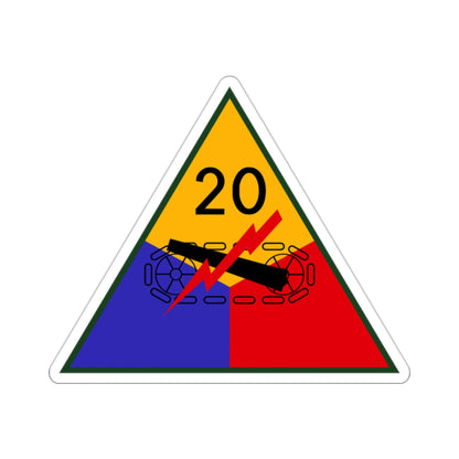 20th Armored Division (U.S. Army) STICKER Vinyl Die-Cut Decal-2 Inch-The Sticker Space