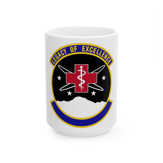 21 Healthcare Operations Squadron USSF (U.S. Air Force) White Coffee Mug-15oz-The Sticker Space
