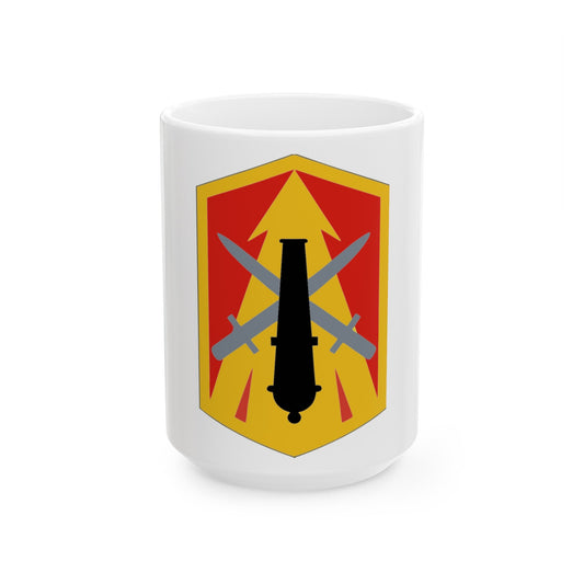 214th Fires Brigade (U.S. Army) White Coffee Mug-15oz-The Sticker Space