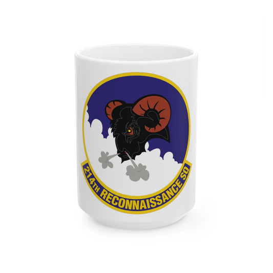 214th Reconnaissance Squadron (U.S. Air Force) White Coffee Mug-15oz-The Sticker Space